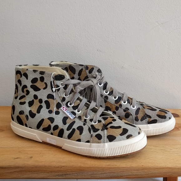 superga leopard high tops